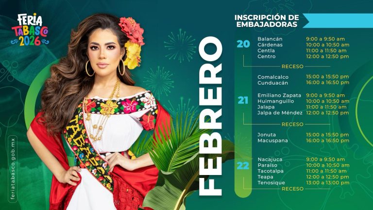 Se registran Embajadoras a partir del 20 de febrero