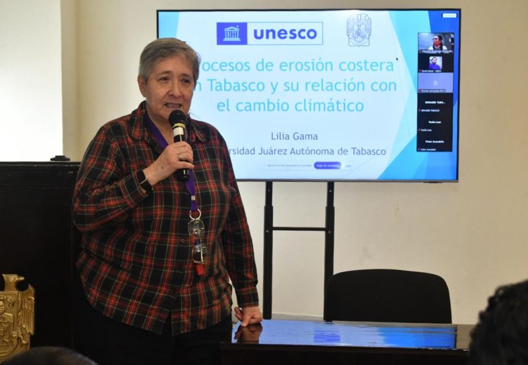 Cambio climático agrava riesgos costeros y de salud en Tabasco, advierte investigadora de la UJAT