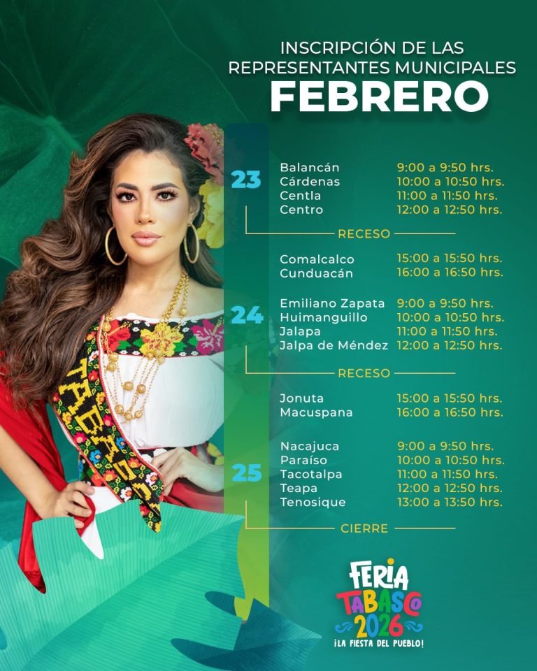 La inscripción de las próximas Embajadoras se efectuará del 23 al 25 de febrero