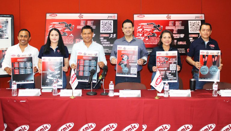 Presentan la 3ra Gran Carrera CMIC Tabasco 2026